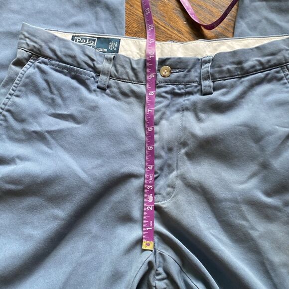 Polo Ralph Lauren Preston pant men's size 32/32 100% cotton chinos blue - Picture 14 of 15